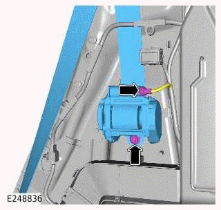 Second Row Seatbelt Retractor - 110